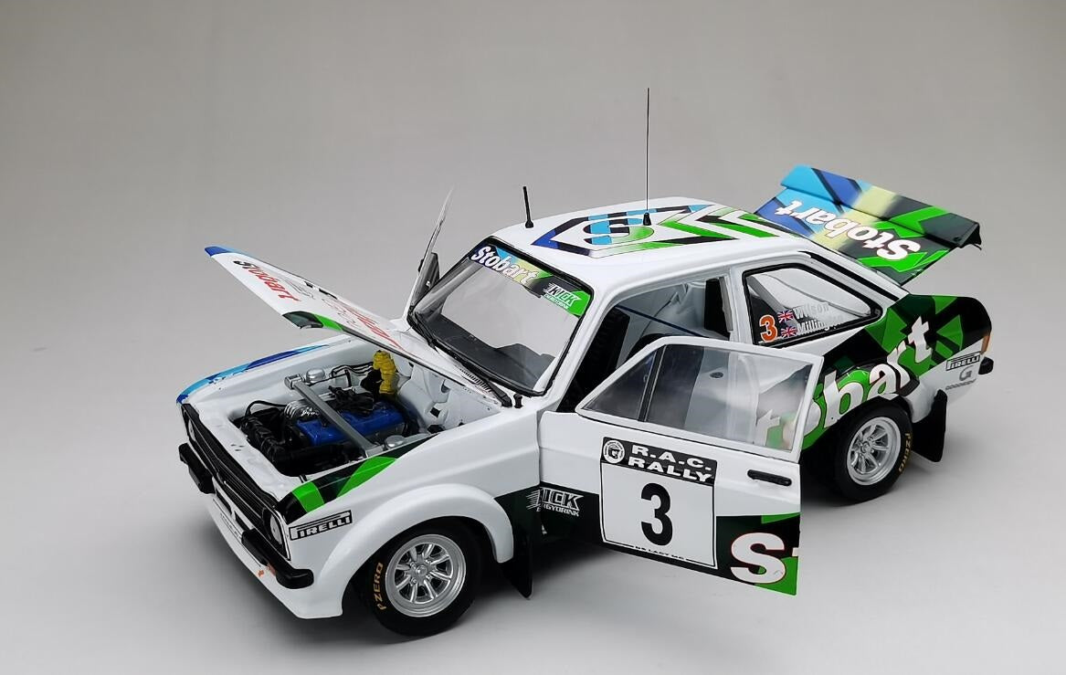 SUNSTAR 4852 1:18 Scale Ford Escort Mk II RS 1800 #3 Stobart Alber Clark Rally 2008 M.Wilson/J.Millington