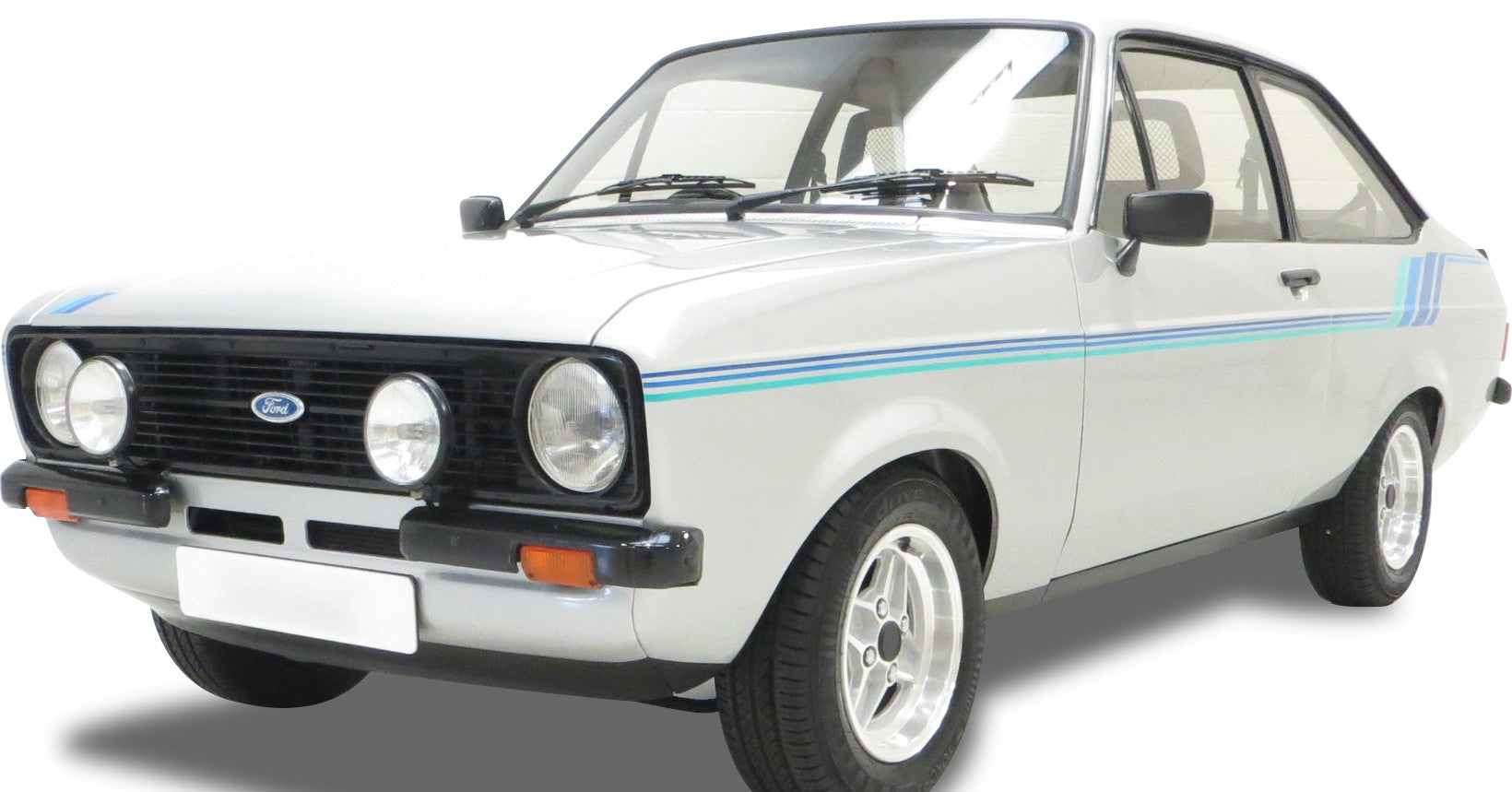SUNSTAR 1:18 Scale Ford Escort Mk2 Harrier in Stratos Silver (RHD) - 4637R