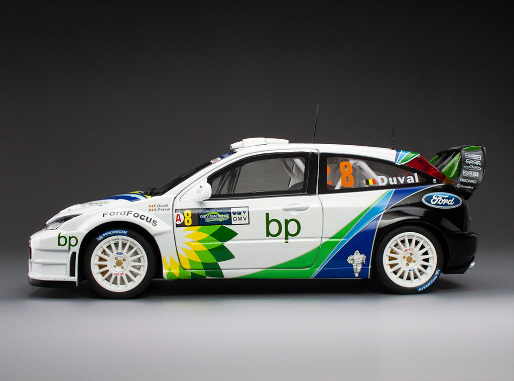SunStar 1:18 Ford Focus RS WRC '04-#8 F.Duval/S.Prévot - 2nd Rally Deutschland 2004 (limited edition 999pcs) - 3881