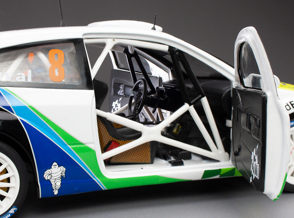 SunStar 1:18 Ford Focus RS WRC '04-#8 F.Duval/S.Prévot - 2nd Rally Deutschland 2004 (limited edition 999pcs) - 3881