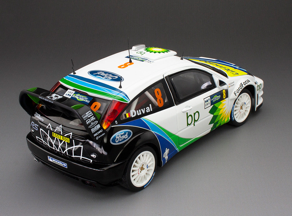 SunStar 1:18 Ford Focus RS WRC '04-#8 F.Duval/S.Prévot - 2nd Rally Deutschland 2004 (limited edition 999pcs) - 3881