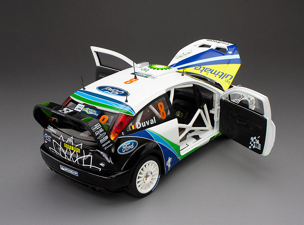 SunStar 1:18 Ford Focus RS WRC '04-#8 F.Duval/S.Prévot - 2nd Rally Deutschland 2004 (limited edition 999pcs) - 3881