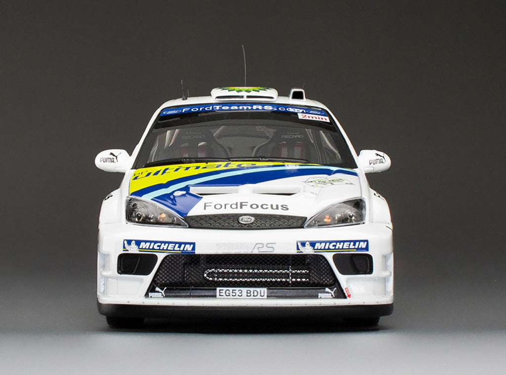 SunStar 1:18 Ford Focus RS WRC '04-#8 F.Duval/S.Prévot - 2nd Rally Deutschland 2004 (limited edition 999pcs) - 3881