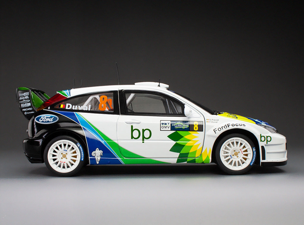 SunStar 1:18 Ford Focus RS WRC '04-#8 F.Duval/S.Prévot - 2nd Rally Deutschland 2004 (limited edition 999pcs) - 3881