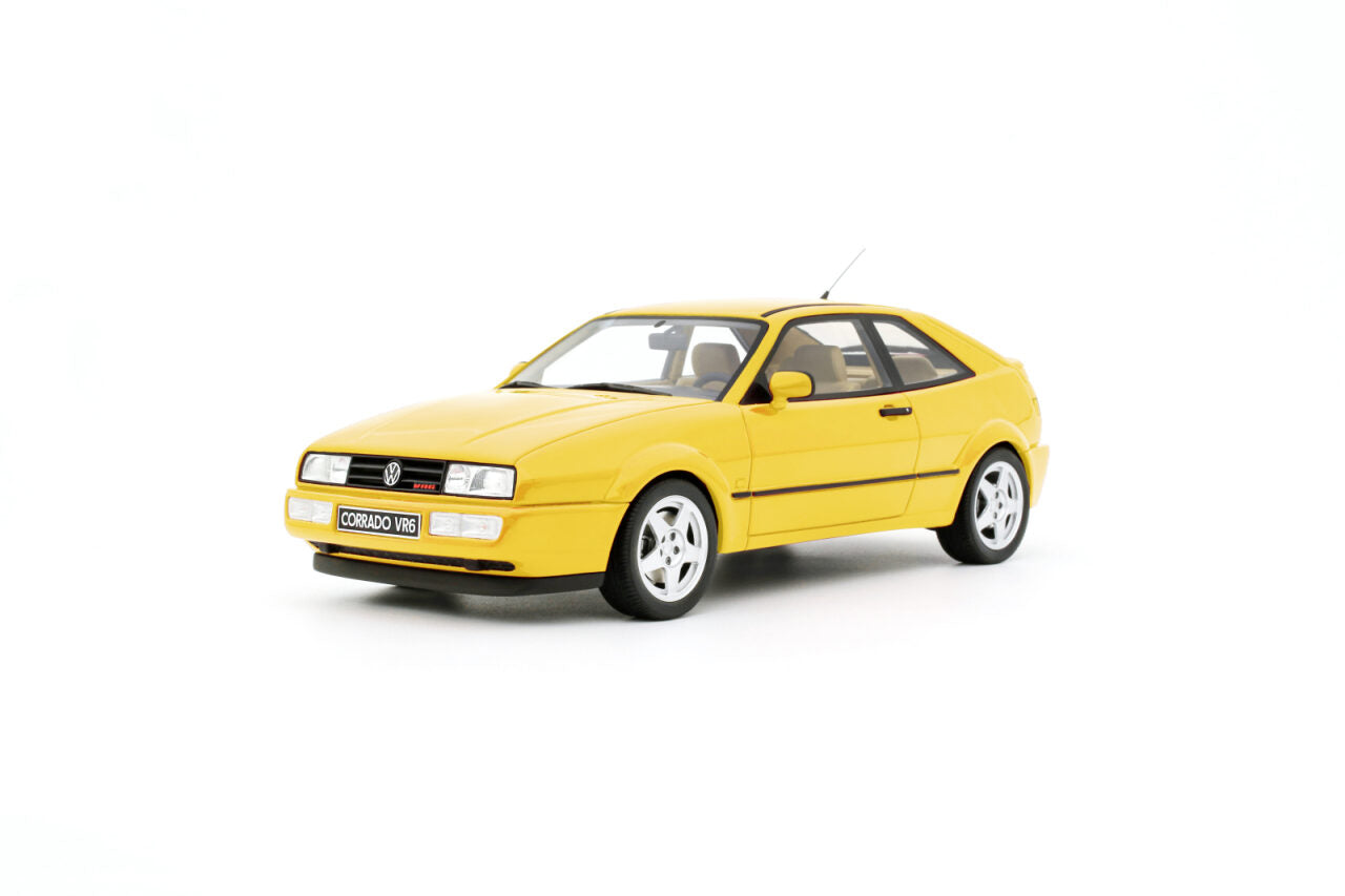 OTTO 1:18 Scale Resin - 1998 Volkswagen Corrado G60 - Yellow Nugget - RESELLER EXCLUSIVE - OT1385