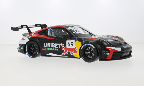 IXO 1:18 Diecast - Porsche 911 GT3 Cup, Porsche Cup Zolder, 2024, #69, K.Rovenpera, Black - IXO18RMC226.22