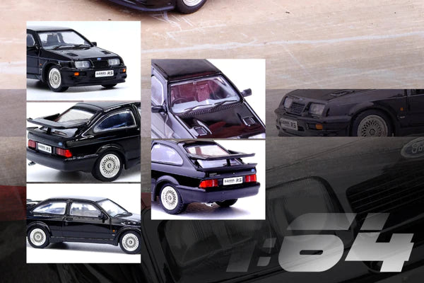 INNO64 1:64 Scale Diecast Model Car 1986 FORD SIERRA RS500 Cosworth - Black