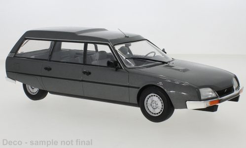 MCG 1:18 Scale Diecast Model Car - 1977 Citroen CX Break, Grey - MCG18293