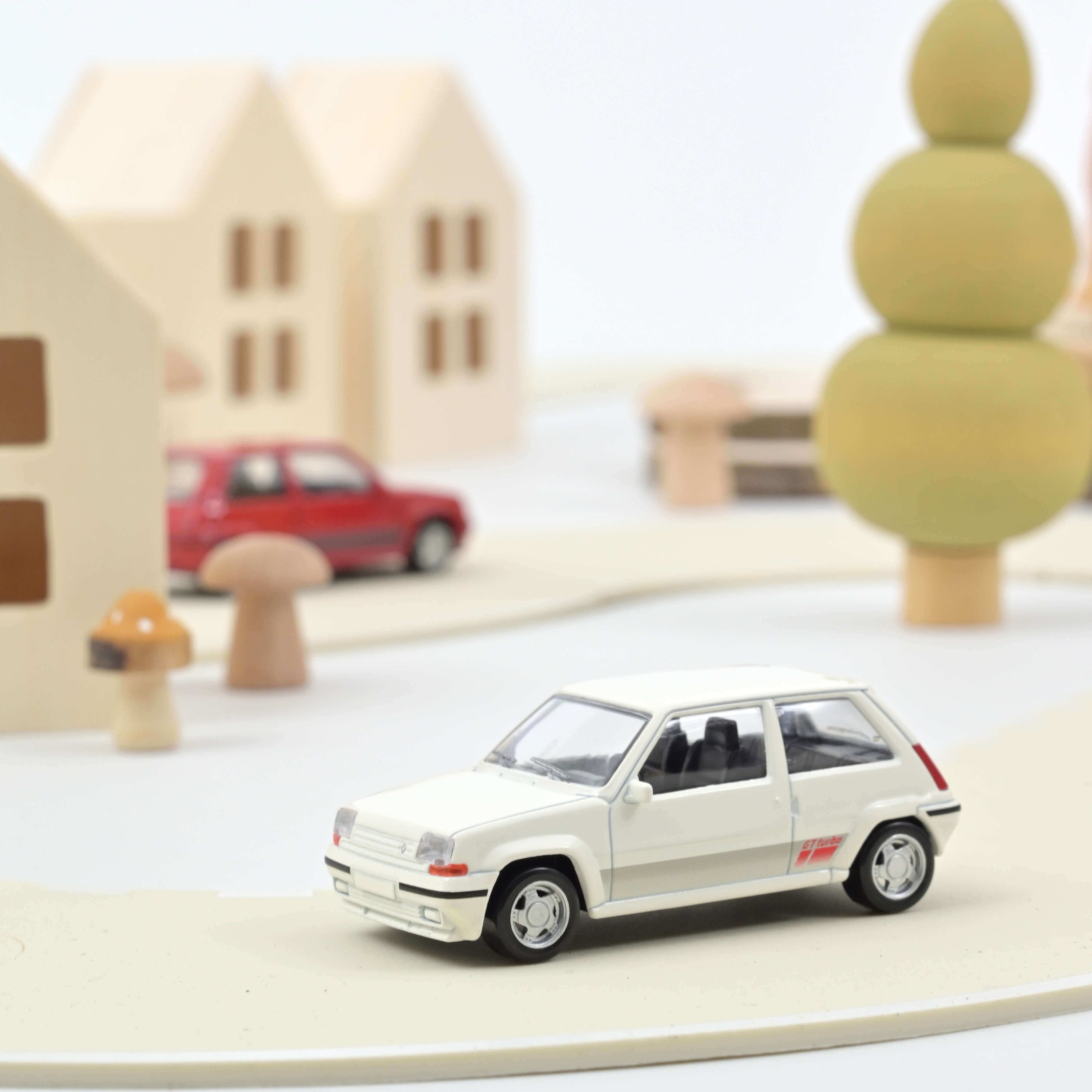 NoRev 1:43 Scale Diecast, 1988 Renault 5 Supercinq GT Turbo Ph2 Jet Car, White - 510538