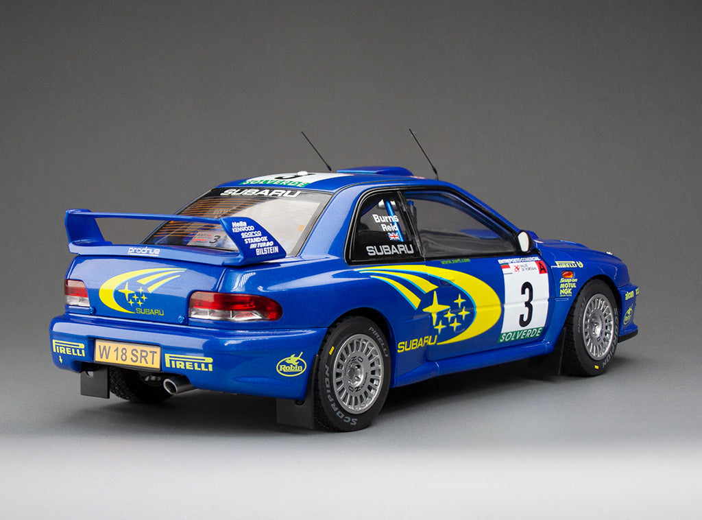 Sunstar 1:18, 5751 Subaru Impreza S6 WRC ‘00 #3 R. Burns / R.Reid - Winner TAP Rallye de Portugal 2000