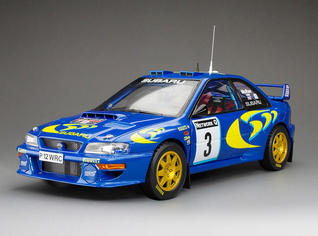 Modèle Réduit 1:18 Subaru Impreza WRC Rallye D'Espagne - Sunstar - Alliage - Bleu - Neuf