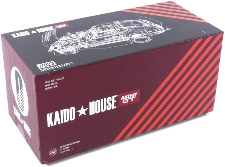 Mini GT 1:64 Scale Kaido House Datsun Fairlady Z S30Z Wide Spec Red KHMG023
