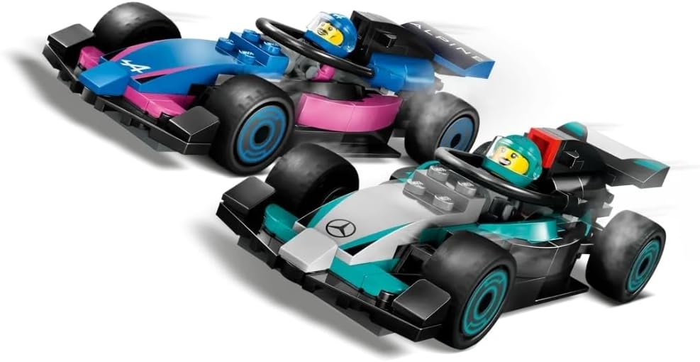 LEGO 60444 - City F1 Garage & Mercedes-AMG & Alpine Cars