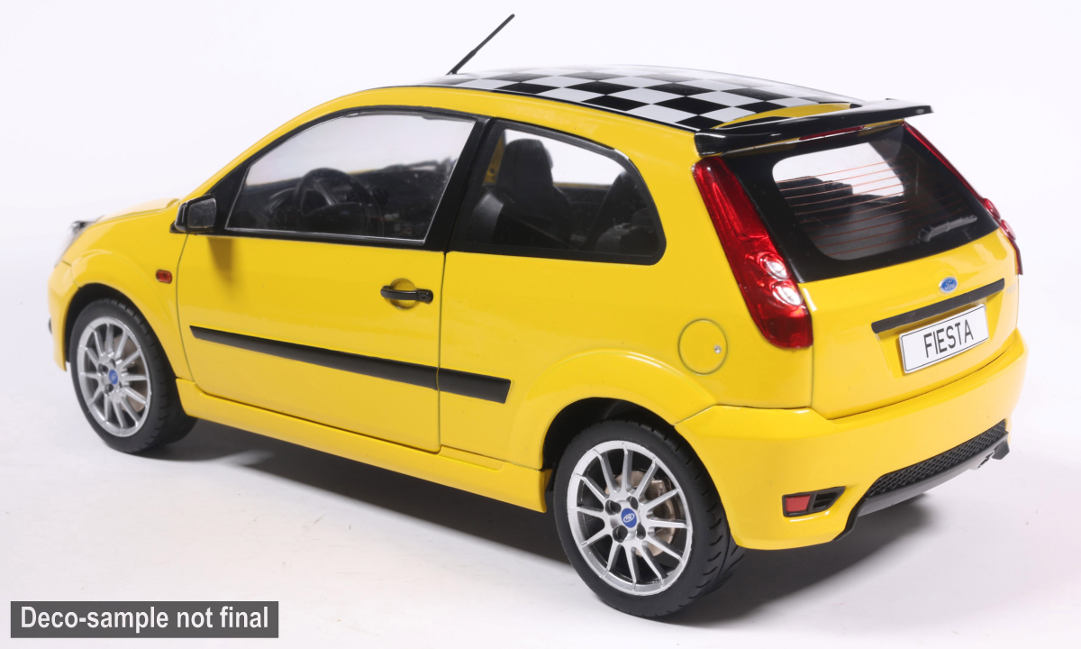 MCG 1:18 Scale Diecast - 2007 Ford Fiesta Mk6 Champ, Yellow - MCG18518