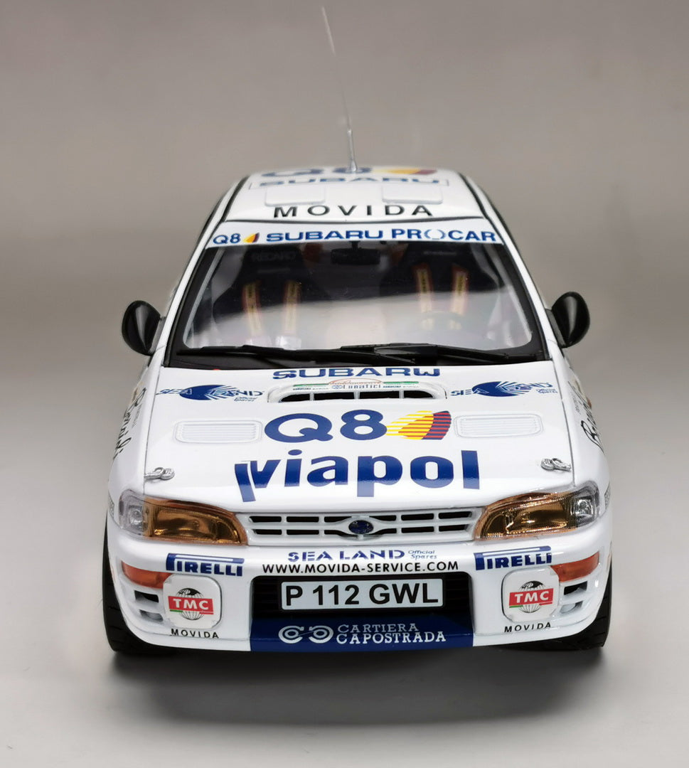 Sunstar 1:18 Diecast - Subaru Impreza 555 – #6 A.Navarra / R.Casazza – Winner Rally Il Ciocco 1998 - 5513