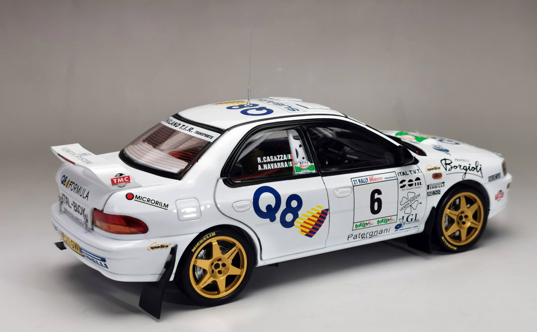 Sunstar 1:18 Diecast - Subaru Impreza 555 – #6 A.Navarra / R.Casazza – Winner Rally Il Ciocco 1998 - 5513
