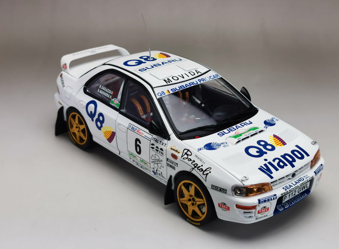 Sunstar 1:18 Diecast - Subaru Impreza 555 – #6 A.Navarra / R.Casazza – Winner Rally Il Ciocco 1998 - 5513