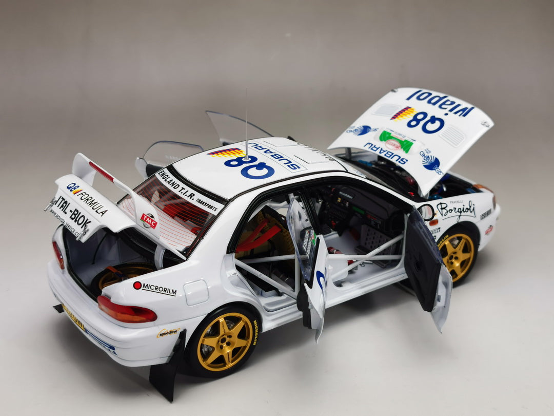 Sunstar 1:18 Diecast - Subaru Impreza 555 – #6 A.Navarra / R.Casazza – Winner Rally Il Ciocco 1998 - 5513