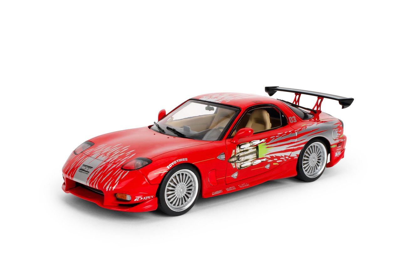Jada Diecast - 1:18 Dom's Mazda RX7 FD3RS "Fast and Furious" Red - 38137