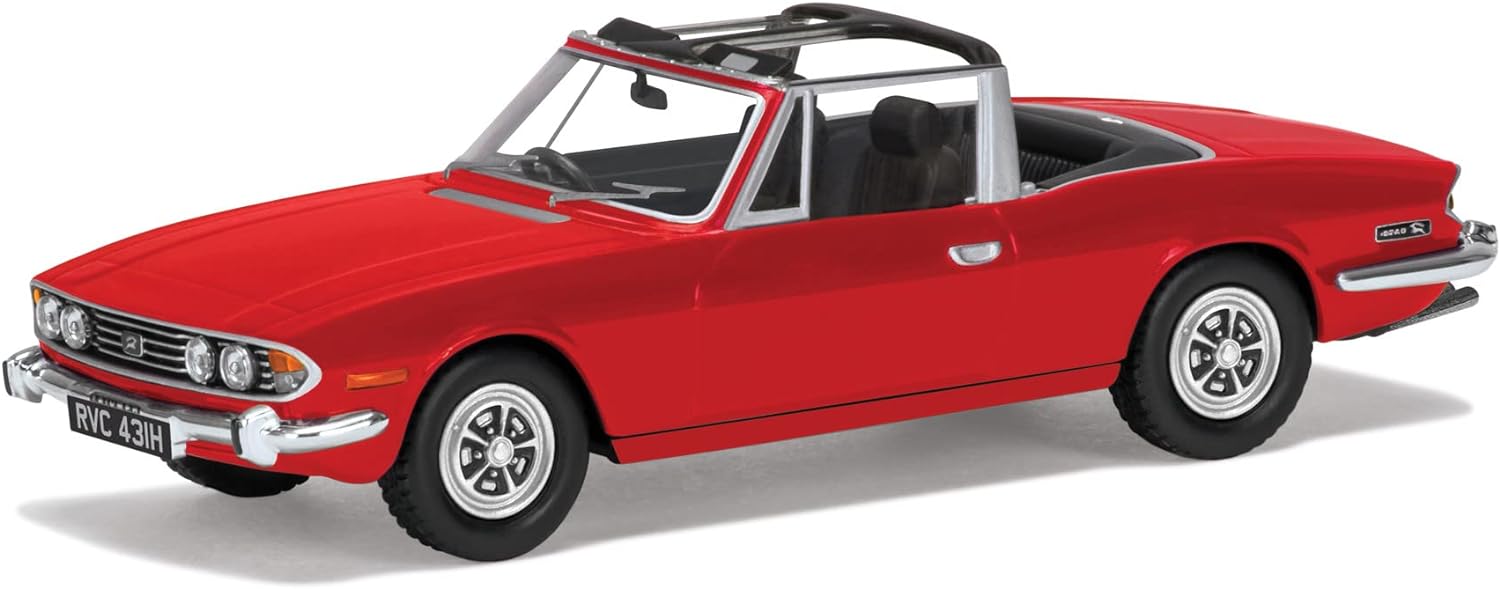 CORGI VANGUARDS 1:43 1969 TRIUMPH STAG MKI IN SIGNAL RED VA10113 - DIECAST MODEL