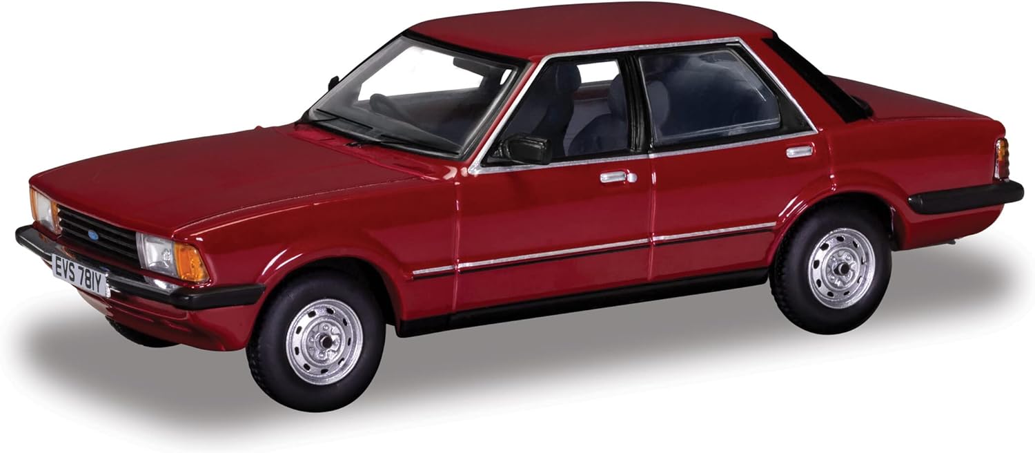 CORGI VANGUARDS 1:43 1982 FORD CORTINA MK5 MKV 1.6L in CARDINAL RED VA15002