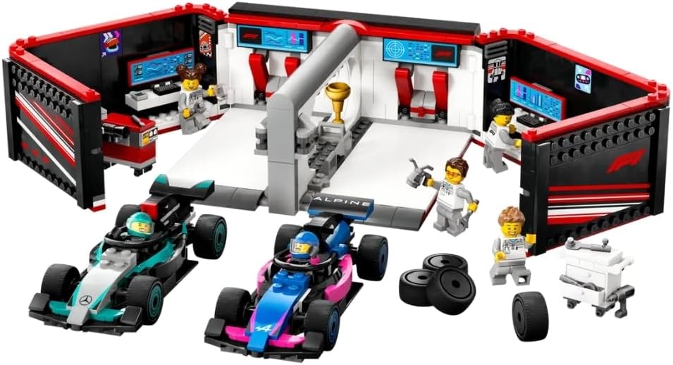 LEGO 60444 - City F1 Garage & Mercedes-AMG & Alpine Cars