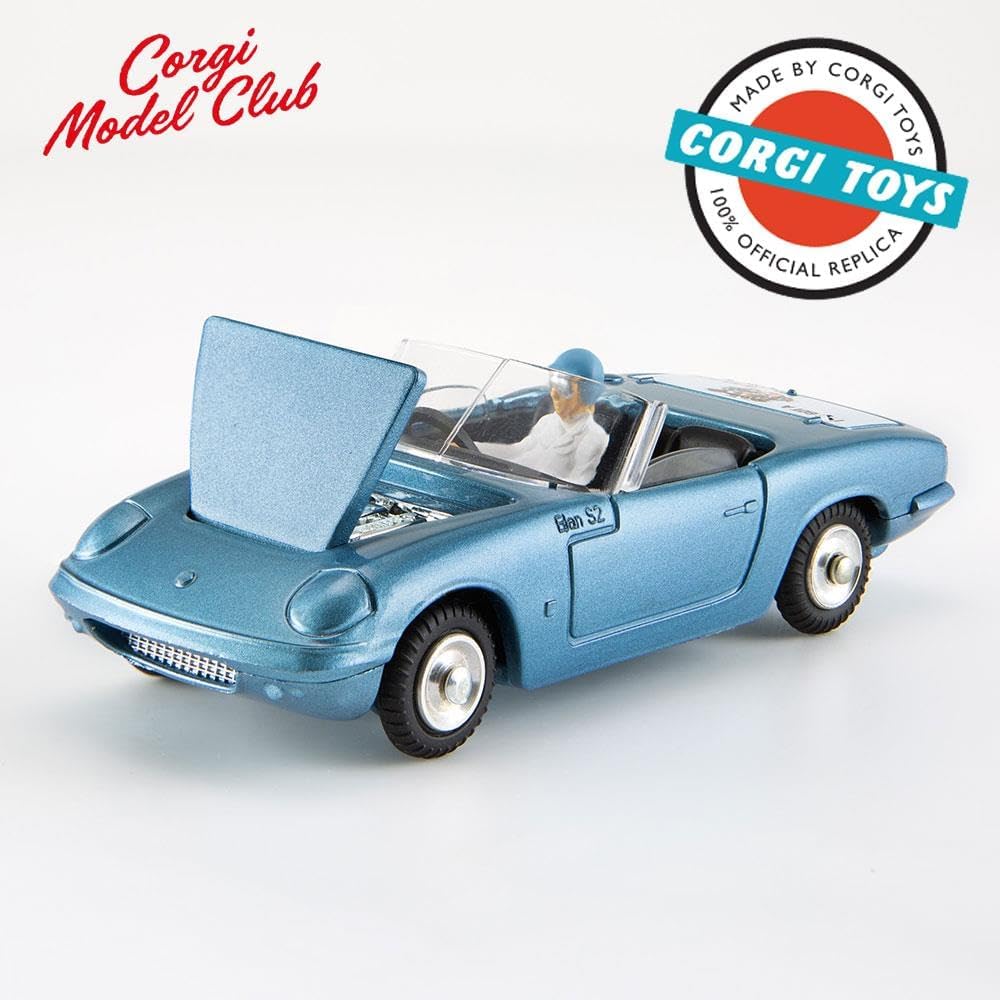 Corgi Model Club 1:43 - Lotus Elan S2 Sports Car, Blue - 318