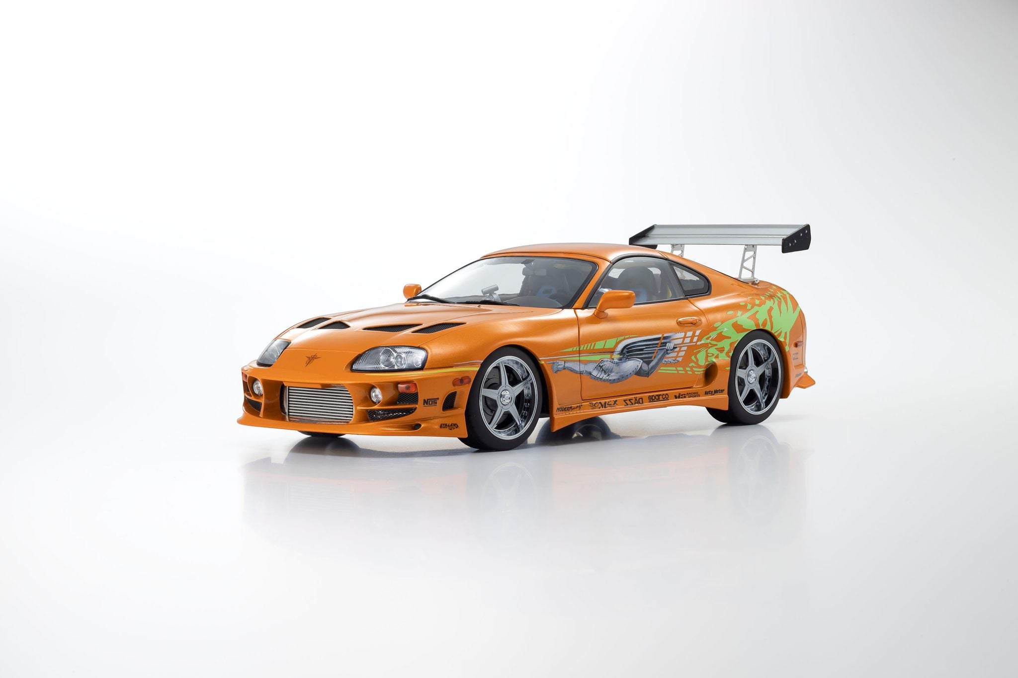 Kyosho Resin - 1:18 Toyota Supra Turbo Fast & Furious Orange Pearl - KS08975FF