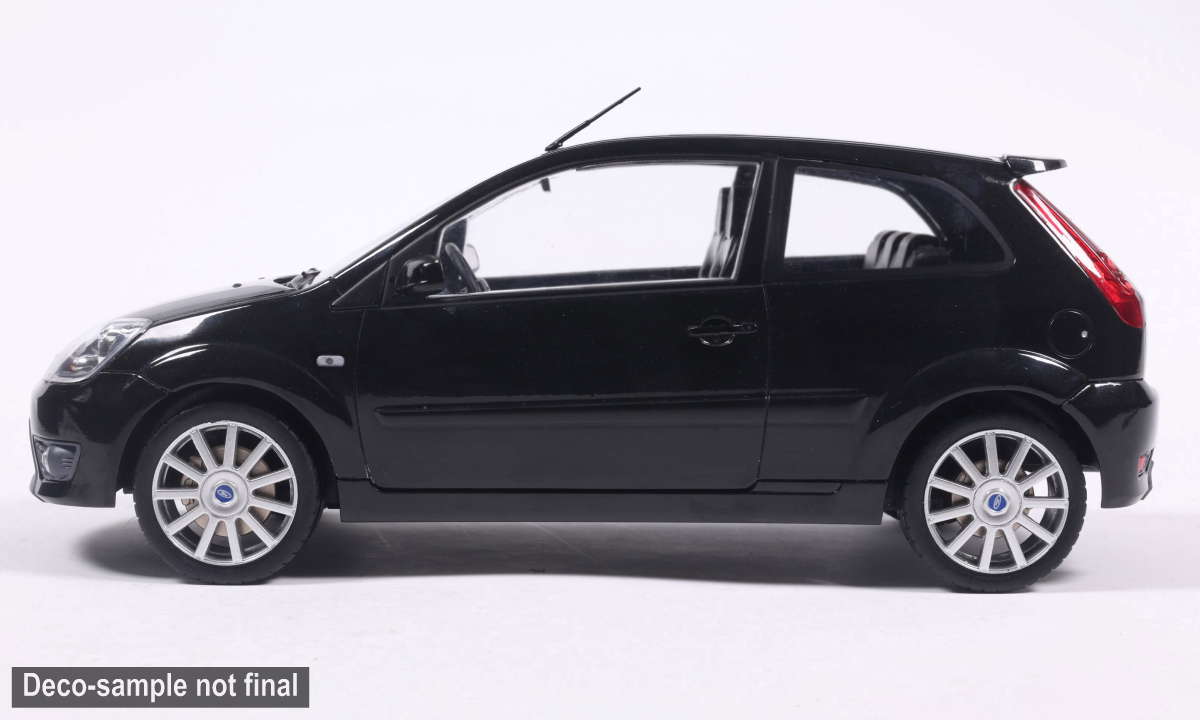 MCG 1:18 Scale Diecast - 2007 Ford Fiesta ST Mk6, Black - MCG18516