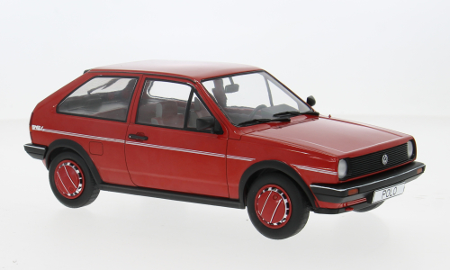 MCG 1:18 Scale Diecast Model Car - 1985 VW Polo II Coupe Fox, Red - MCG18523