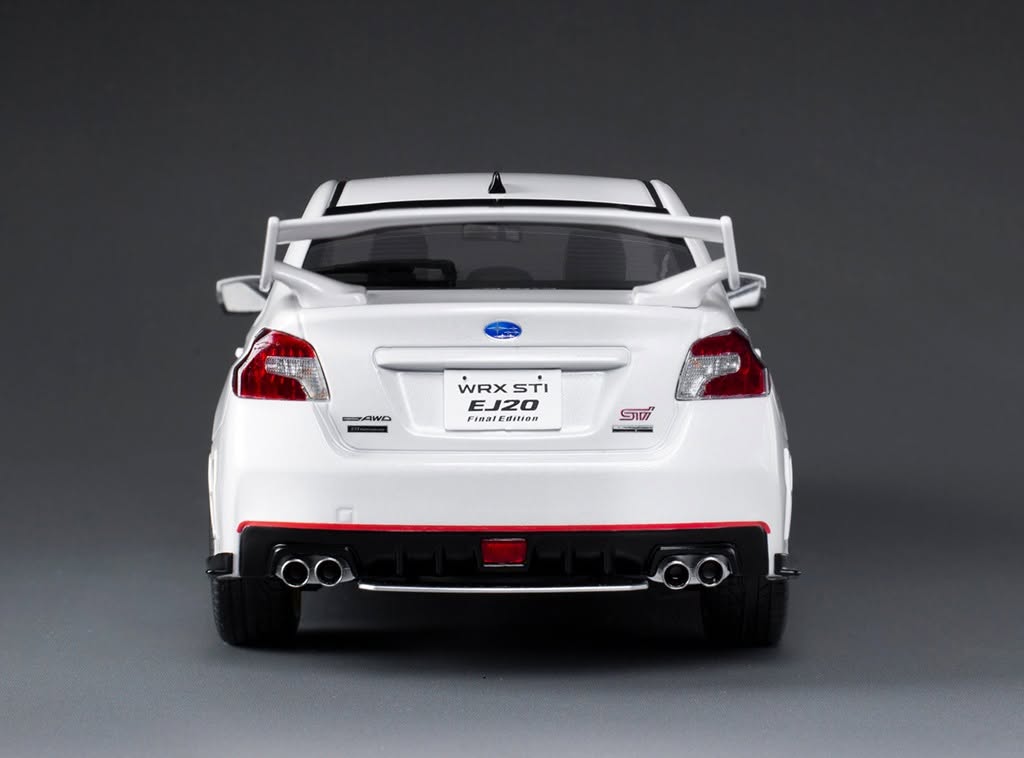 Sunstar 1:18 - Subaru WRX STI EJ20 Final Edition - Crystal White Pearl - 5559