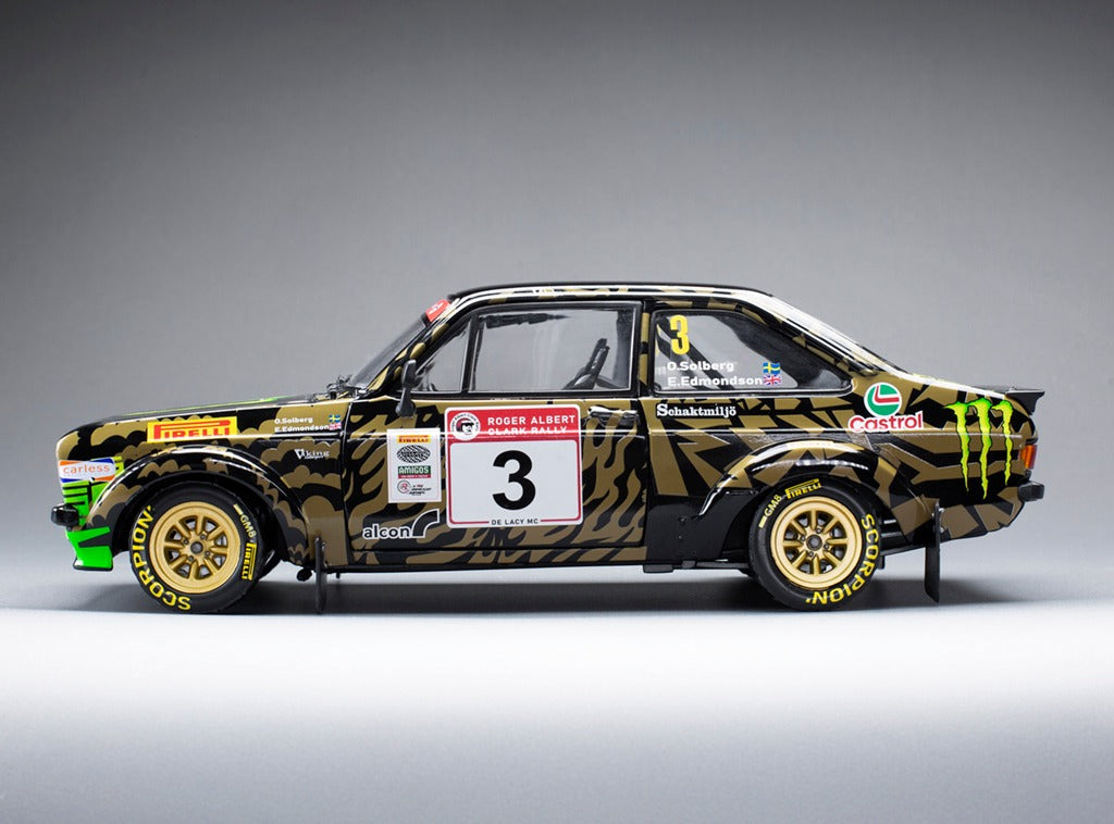 SUNSTAR 1:18 Scale - Ford Escort RS1800 - #3 O.Solberg/E.Edmondson - Roger Albert Clark Rally 2023 (limited edition 1999pcs) - 4864