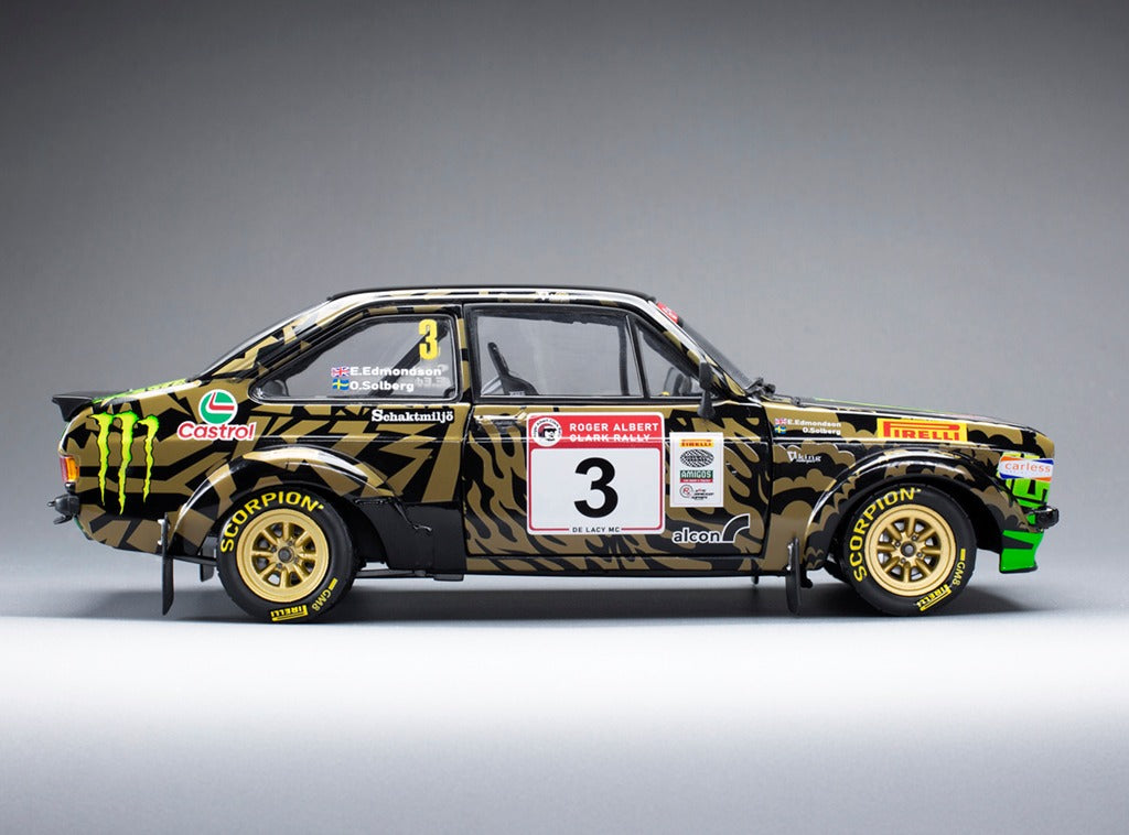SUNSTAR 1:18 Scale - Ford Escort RS1800 - #3 O.Solberg/E.Edmondson - Roger Albert Clark Rally 2023 (limited edition 1999pcs) - 4864