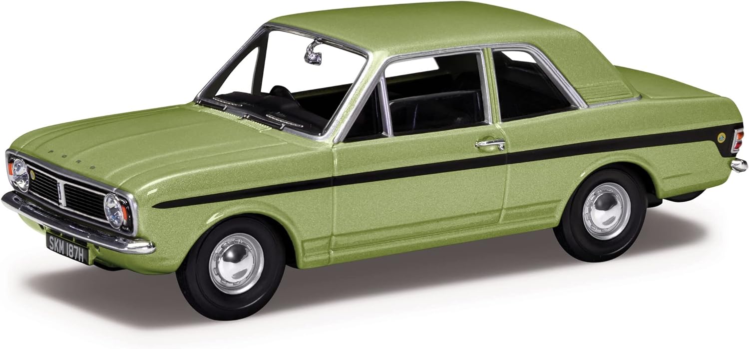 Corgi Vanguards 1:43 VA04121 Ford Cortina Mk2 Lotus in Fern Green - Diecast