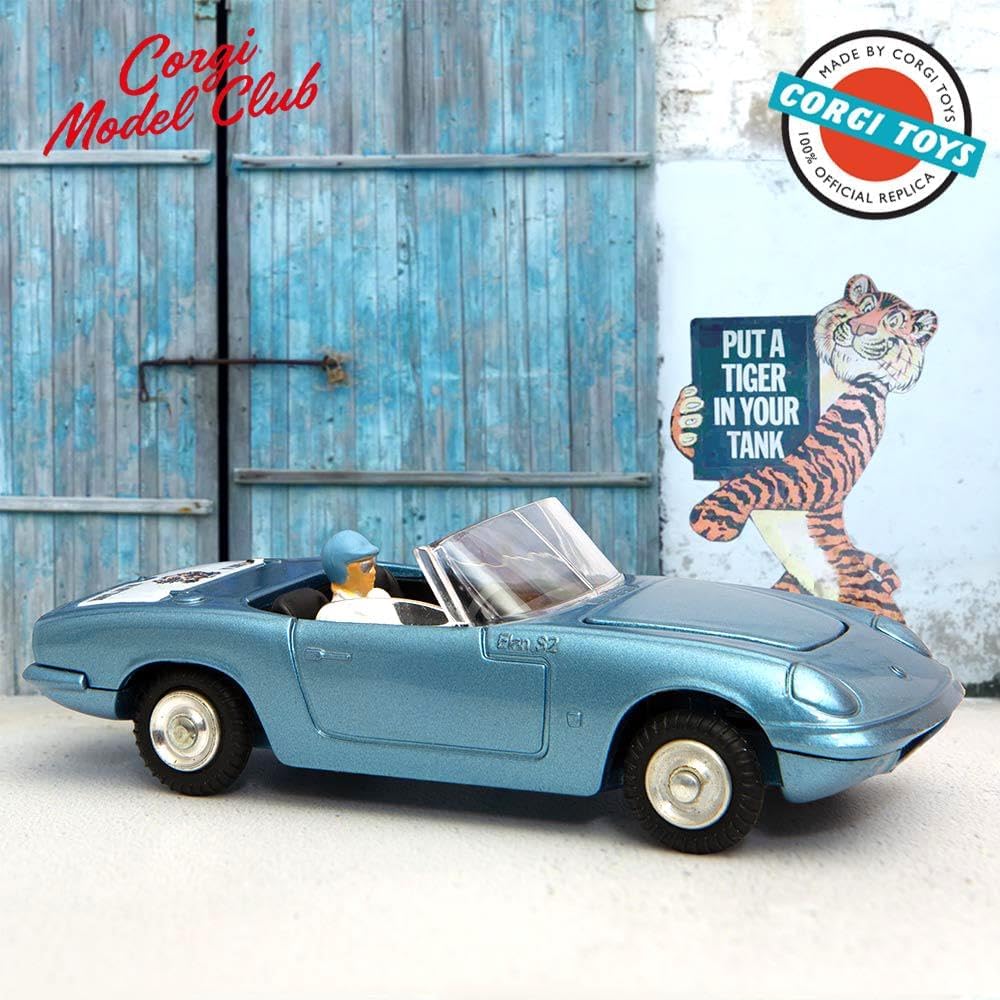 Corgi Model Club 1:43 - Lotus Elan S2 Sports Car, Blue - 318