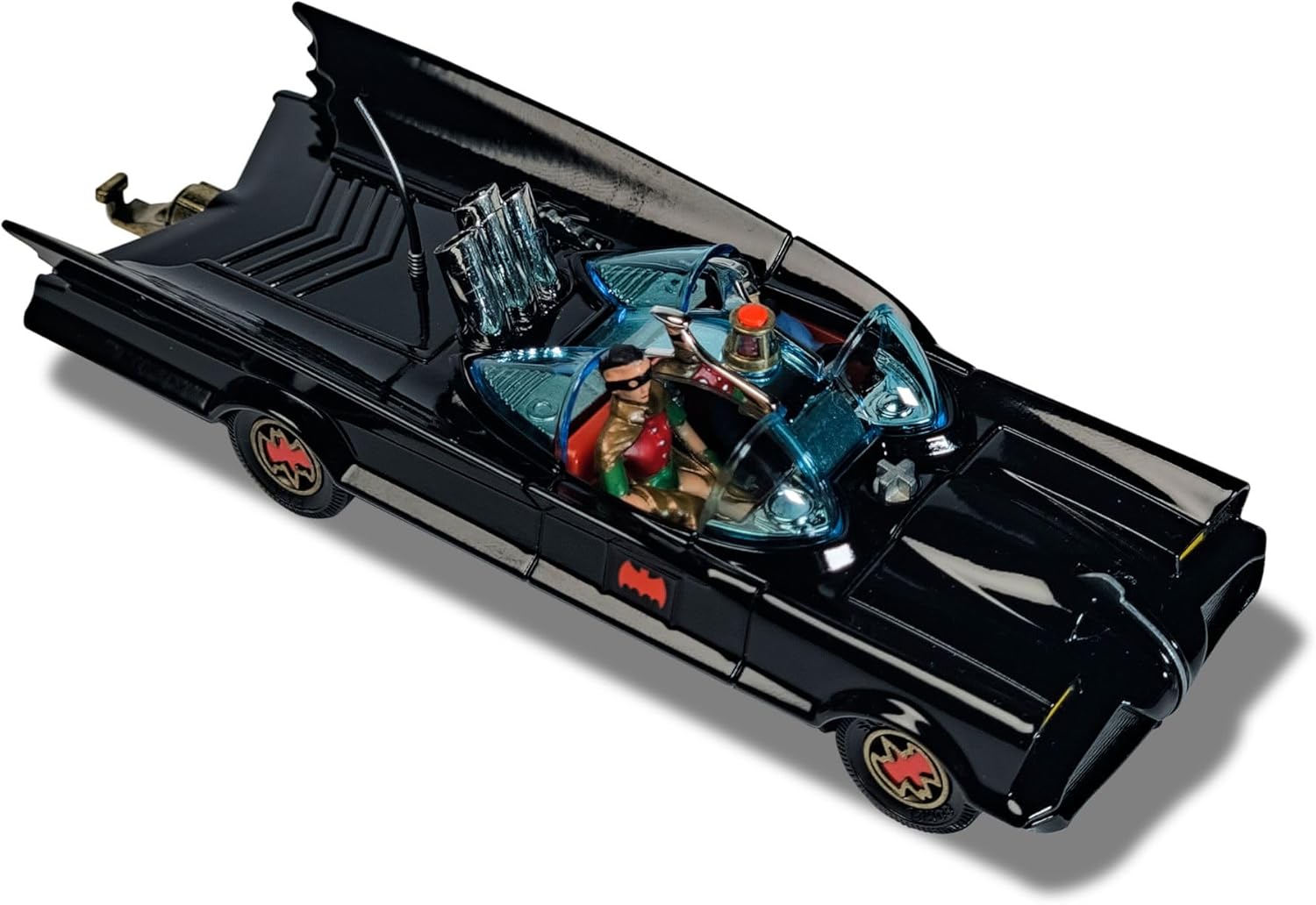 Corgi Model Club 1:46 - Batmobile with Batman and Robin, Black, RT26701