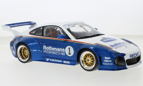 MCG 1:18 Scale Diecast Model Car - 2020 Porsche 911 (997) RWB Old & New Rothmans, Blue/White- MCG18327