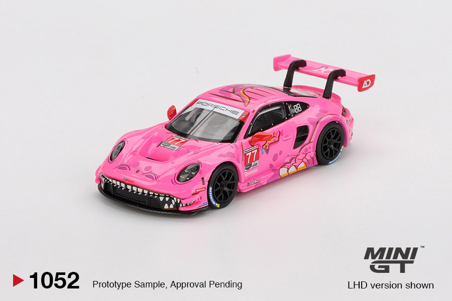 Mini GT 1:64 PORSCHE 911 GT3 R NO.77 AO RACING 2024 IMSA ROAD AMERCIA (LHD) - MGT01052-L