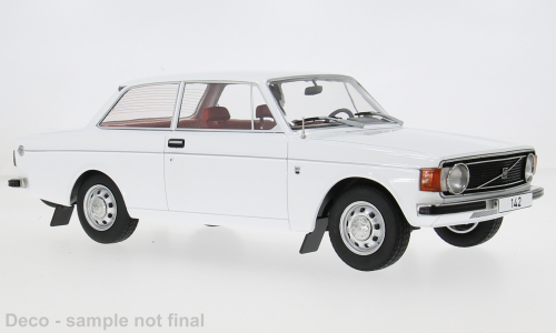 MCG 1:18 Diecast - 1973 Volvo 142, White - MCG18445