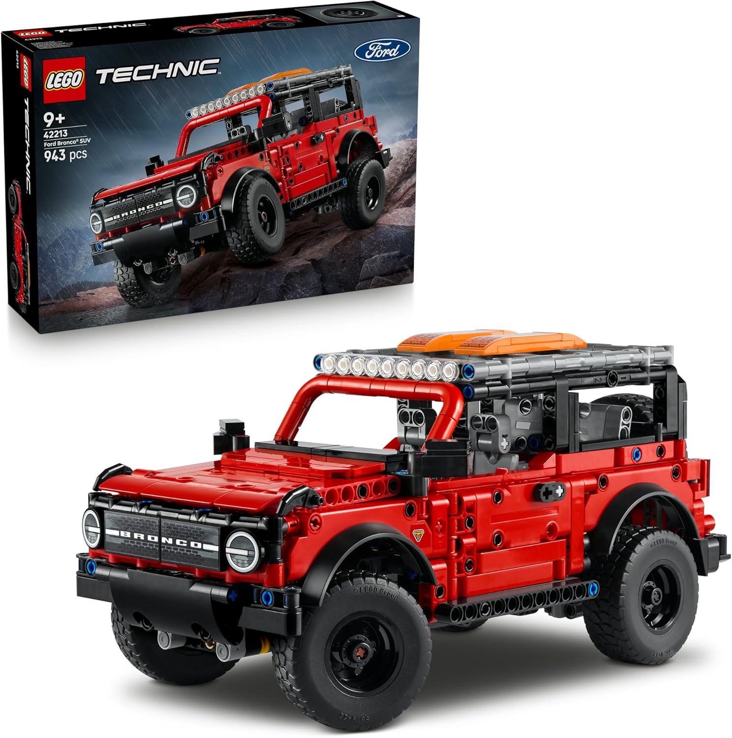 LEGO Technic Ford Bronco, 943 Pieces - Age 9+ - 42213