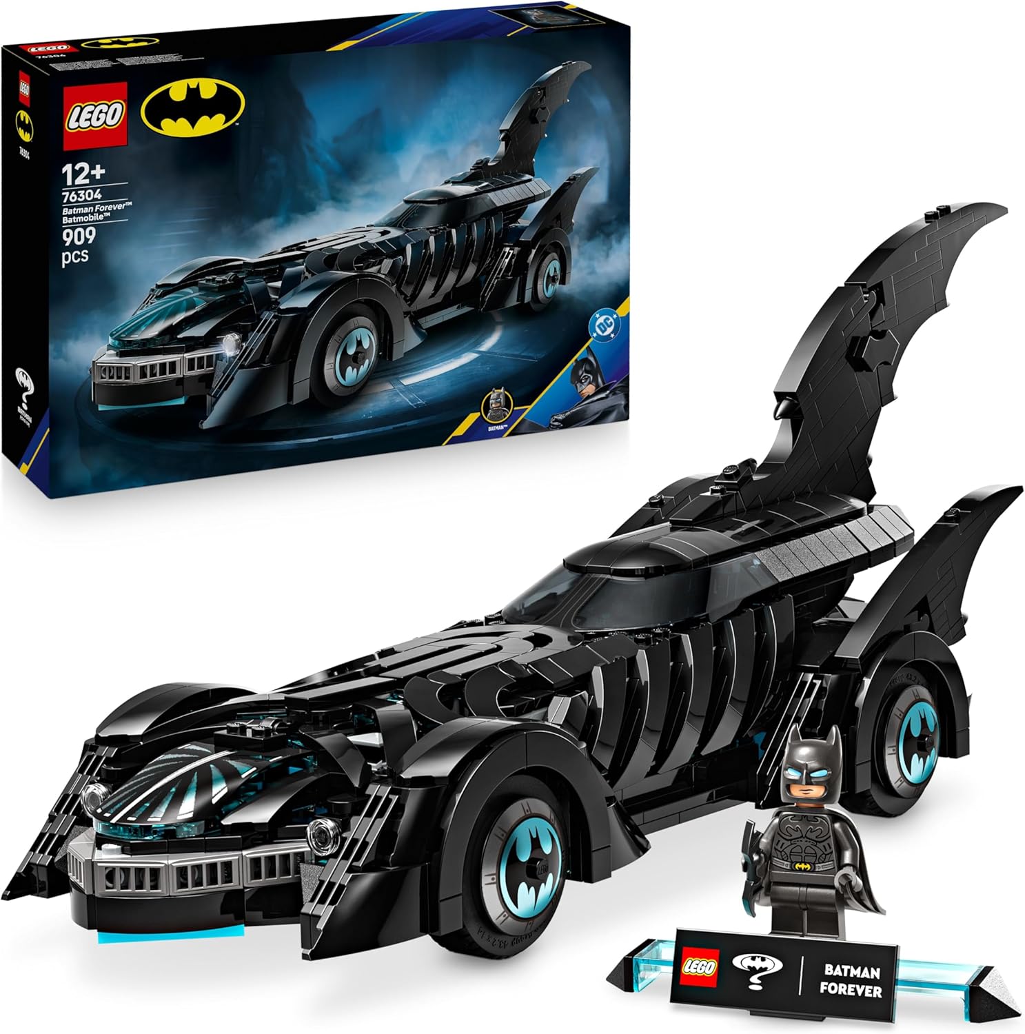 LEGO Batman Forever Batmobile, 909 Pieces - Age 12+ - 76304
