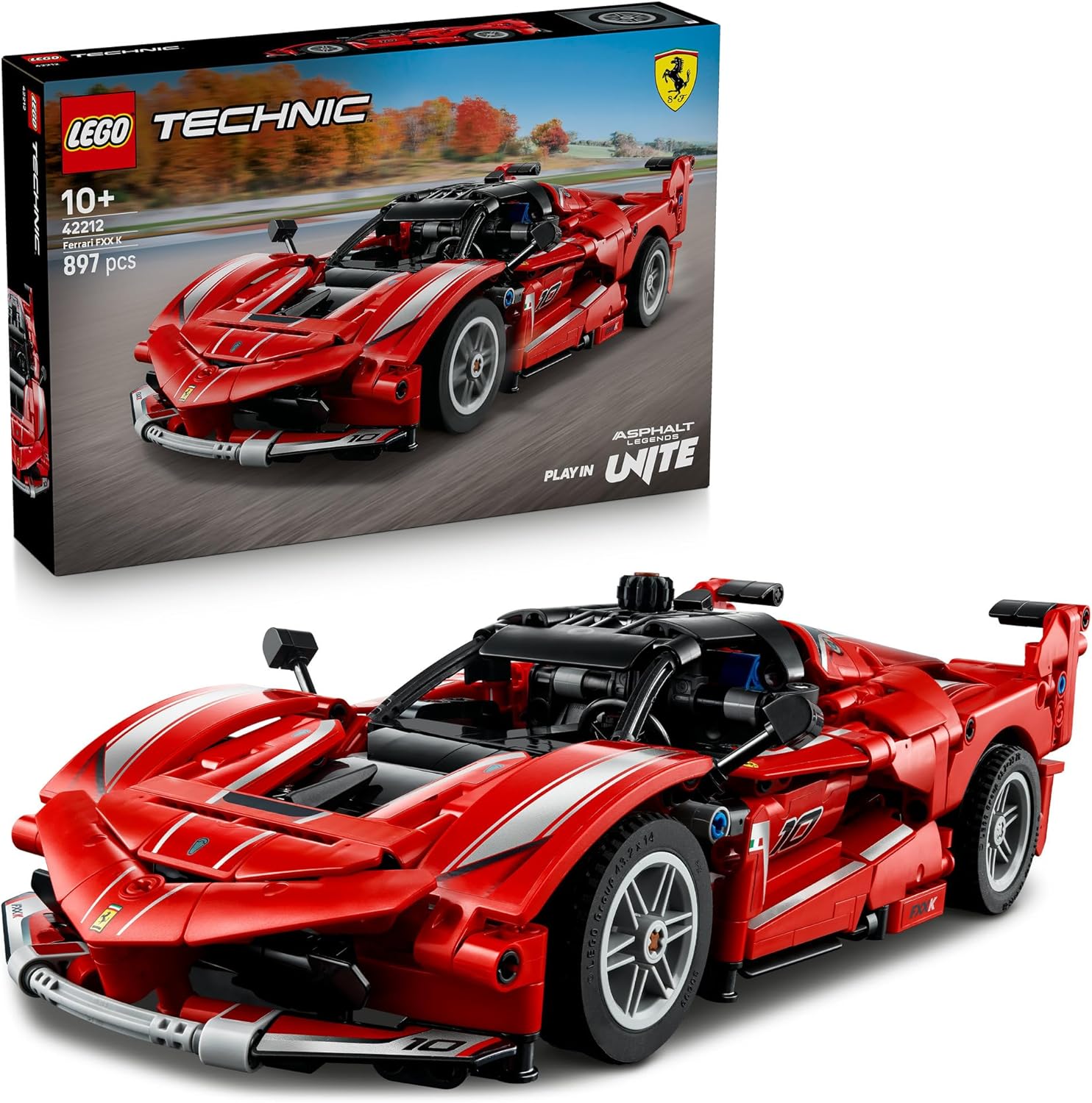 LEGO Technic Ferrari FXX K, 897 Pieces - Age 10+ - 42212