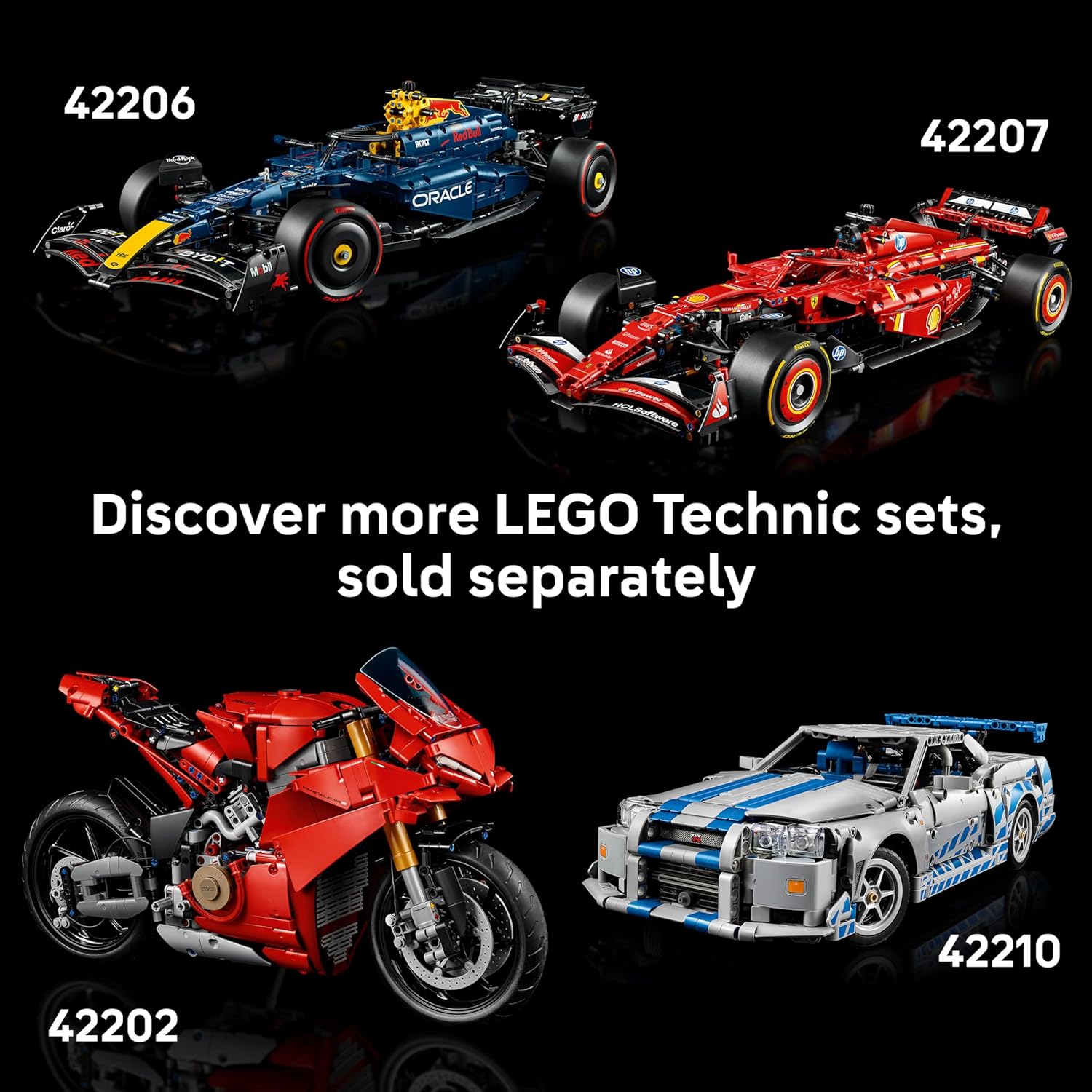 LEGO Technic Ford GT40 Mk2, 793 Pieces - Age 18+ - 42223