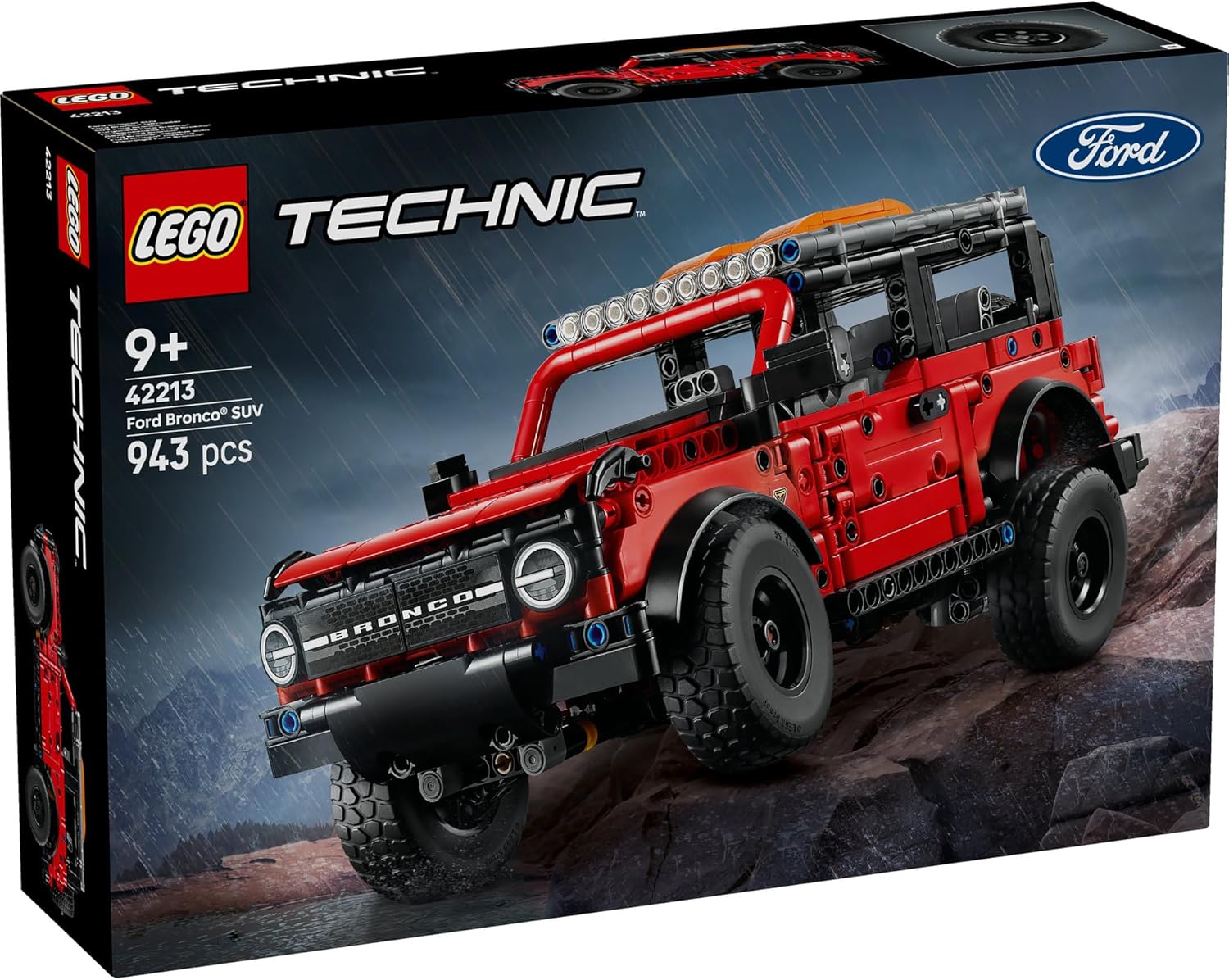 LEGO Technic Ford Bronco, 943 Pieces - Age 9+ - 42213