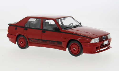 MCG 1:18 Diecast - 1987 Alfa Romeo 75 Turbo Evoluzione, Red - MCG18428