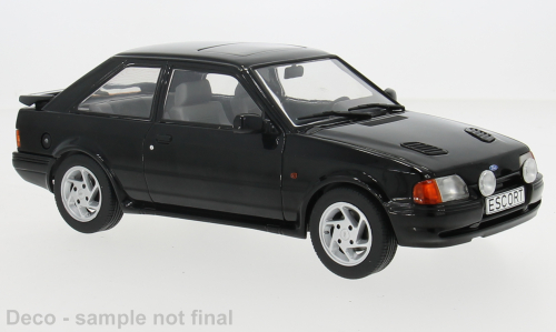 MCG 1:18 1990 Ford Escort Mk4 RS Turbo (Series 2) - Black - MCG18546