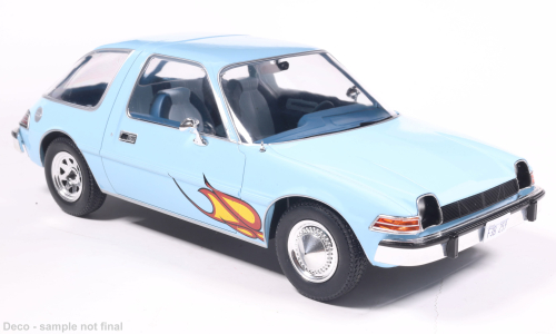MCG 1:18 Diecast - 1975 AMC Pacer, Famous Movie Car, Blue - MCG18710