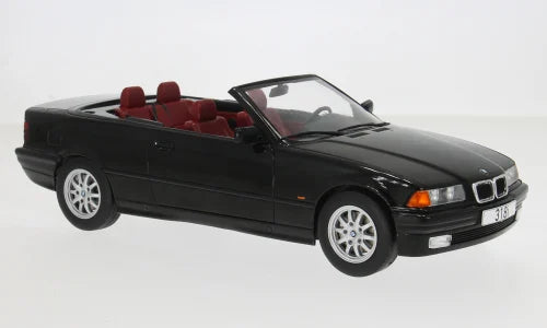 MCG 1:18 Diecast - 1996 BMW 318i (E36) Cabriolet, Black - MCG18318