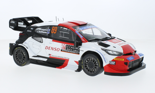 IXO 1:18 Diecast Model Car - Toyota GR Yaris Rally1 Hybrid, Rallye WM, Rallye Monte Carlo, 2023, #69, K.Rovanperä/J.Halttunen - IXO18RMC152B.22