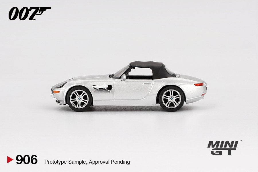 Mini GT 1:64 BMW Z8 James Bond 007 The World is Not Enough, English LHD - BLISTER PACKAGING - MGT00906-007E